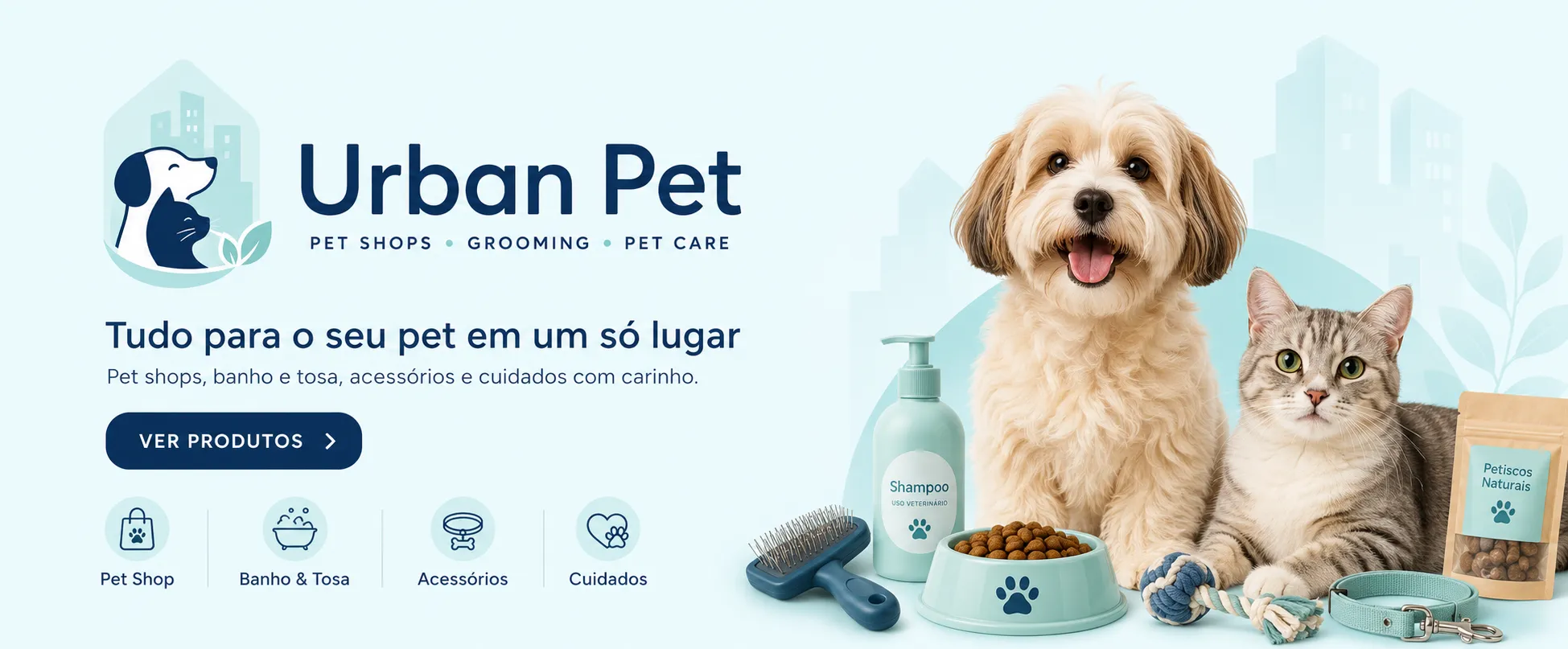 Banner da demo Urban Pet