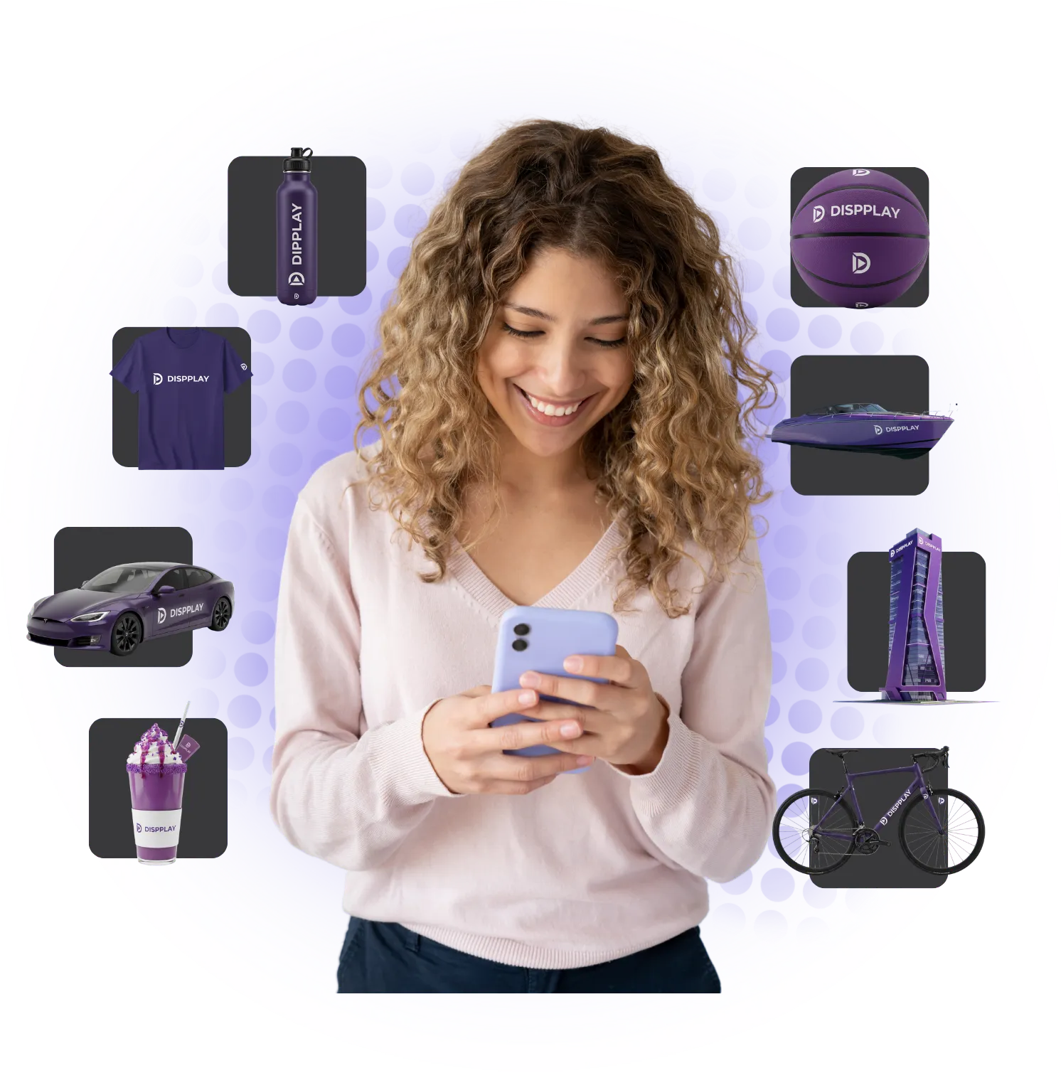 Mockup da vitrine digital